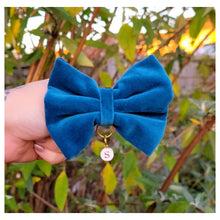 Load image into Gallery viewer, Personalised Teal Bow Tie