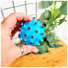 Load image into Gallery viewer, Blue Squeaky Ball