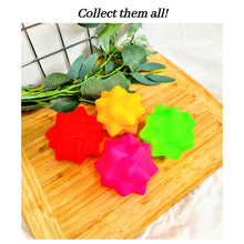 Load image into Gallery viewer, Geometric Squeaky Ball Green