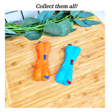 Load image into Gallery viewer, Mini Squeaky Bone Orange
