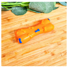 Load image into Gallery viewer, Mini Squeaky Bone Orange