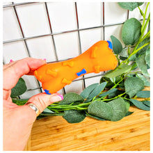 Load image into Gallery viewer, Mini Squeaky Bone Orange