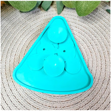 Load image into Gallery viewer, Pizza Blue Rubber Lick Mat
