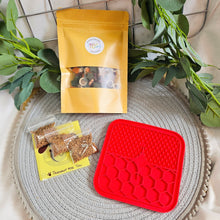 Load image into Gallery viewer, Red Enrichment Lick Mat Treat Bundle