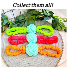 Load image into Gallery viewer, Stretch Tug Rope Ball - Mint & Pink