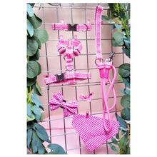 Load image into Gallery viewer, Lacey Pink Bow Tie