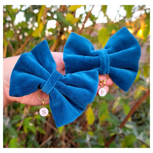 Personalised Teal Bow Tie