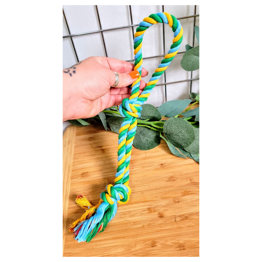 Tug Rope Blue Green Yellow