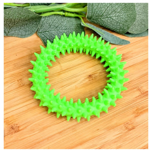 Green Spikey Rubber Ring