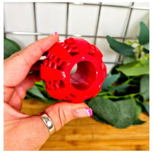 Red Rubber Lick Ball