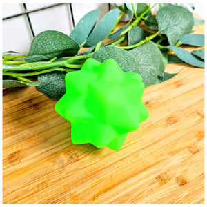 Geometric Squeaky Ball Green