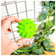 Load image into Gallery viewer, Green Spiky Squeaky Ball
