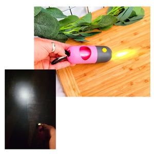 Poop Bag Holder With LED Torch