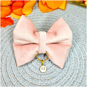 Personalised Blush Pink Bow Tie