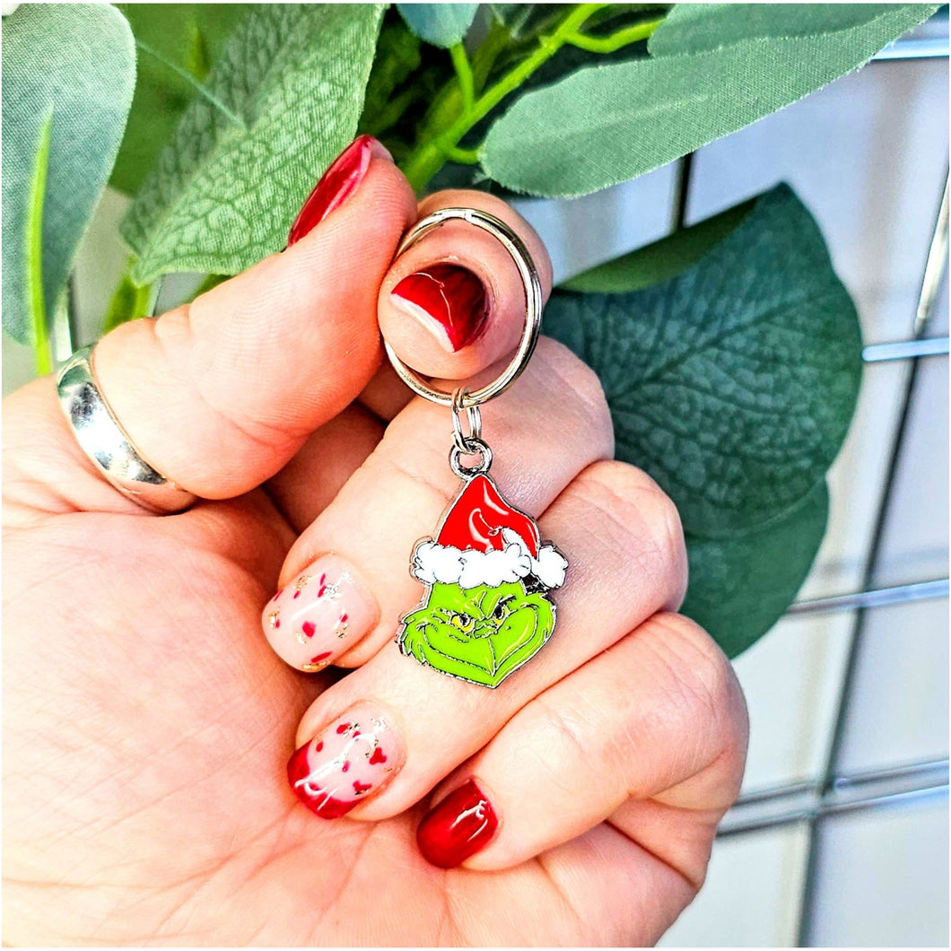 Grinch Tag Charm