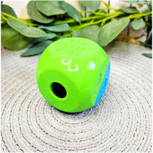 Load image into Gallery viewer, Green &amp; Blue Treat Dispensing Enrichment Toy
