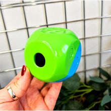 Load image into Gallery viewer, Green &amp; Blue Treat Dispensing Enrichment Toy
