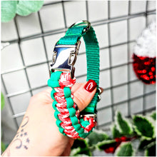 Load image into Gallery viewer, Luxury Blend Braided Christmas Collar
