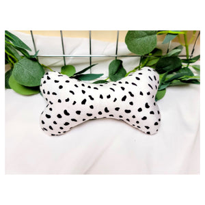 Plushie Squeaky Bone Dalmatian Spots