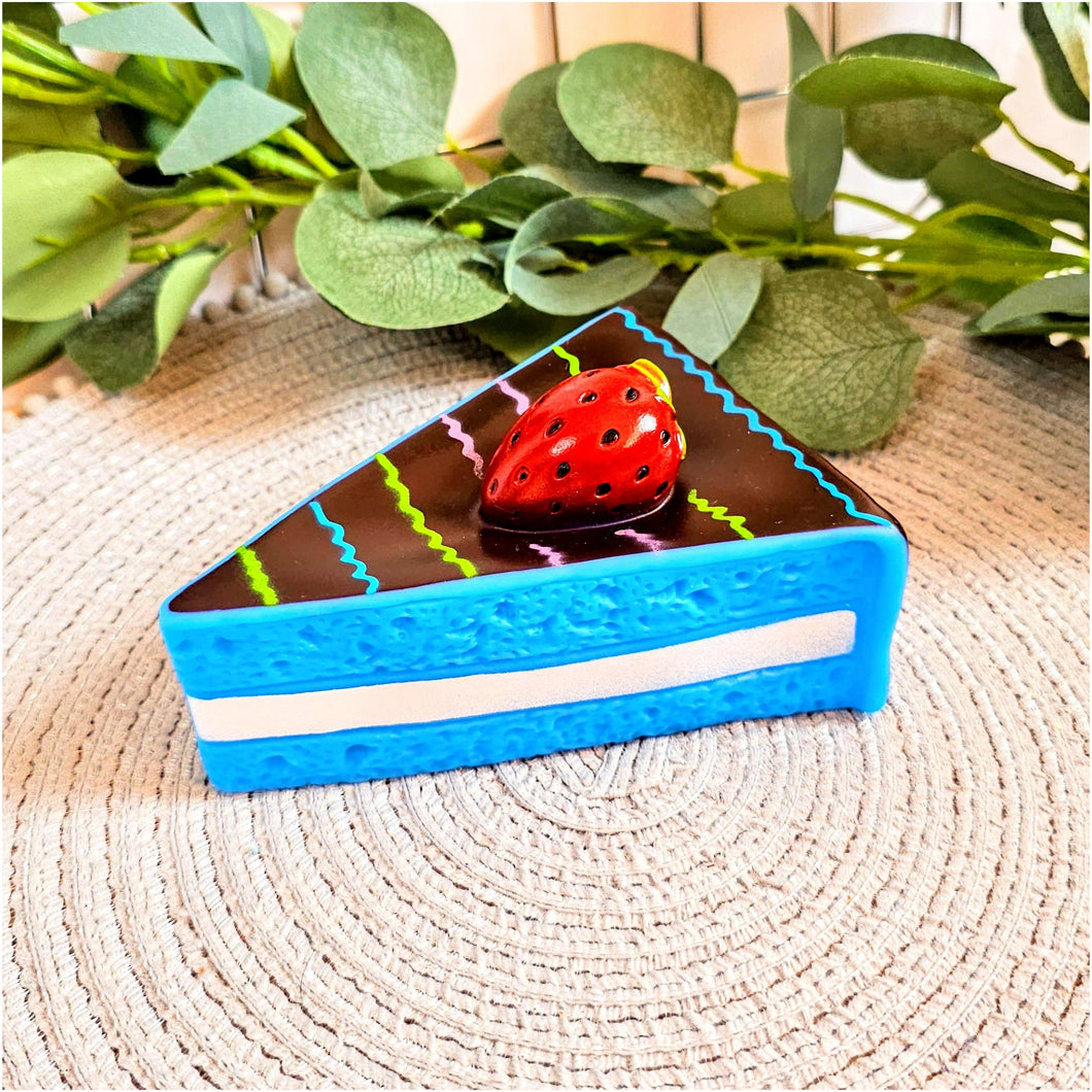 Blue Slice Of Cake
