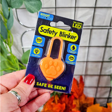 Load image into Gallery viewer, LED Dog Safety Lights - Heart Orange
