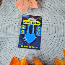 Load image into Gallery viewer, LED Dog Safety Lights - Heart Blue
